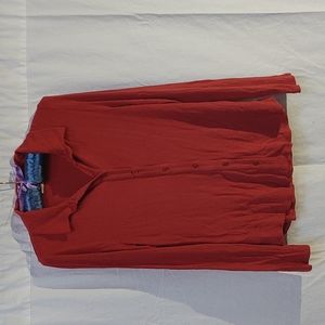 Postage Stamp/Anthropologie Ribbed Top